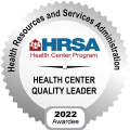 HRSA health Center Quality Leader badge
